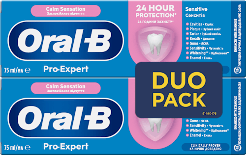 Fogkrém Pro-Expert Sensitive Calm Sensation duopack Oral-B