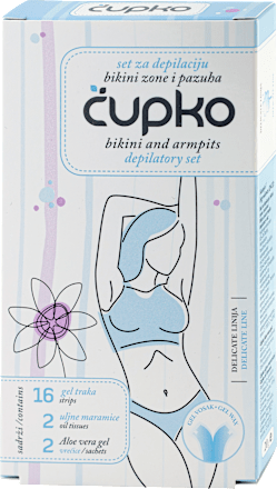 Set za depilaciju bikini zone i pazuha čupko