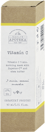 Pleťová 3-minútová ranná maska Vitamín C HAVLÍK APOTEKA