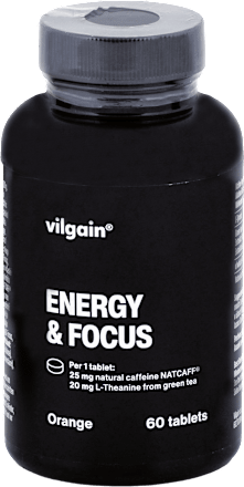 Tablety Energy & Focus pomaranč  vilgain