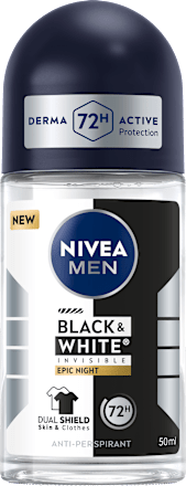 Pánsky guľôčkový antiperspirant Black & White Invisible Epic Night NIVEA MEN