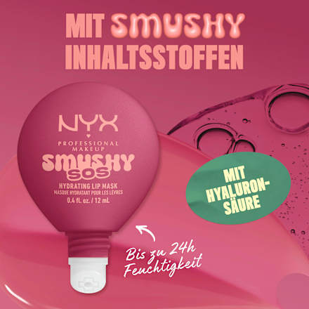 Lippenmaske Hydratig Smushy SOS 06 Rose Recharge NYX PROFESSIONAL MAKEUP