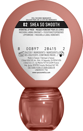 Lippenmaske Hydratig Smushy SOS 02 Shea So Smooth NYX PROFESSIONAL MAKEUP