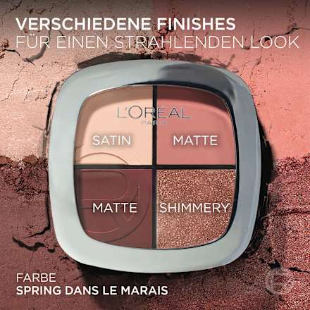 Lidschatten Palette Rendez-Vous Couleur Eye & Cheek Quad Spring Dans Le Marais L'ORÉAL PARiS