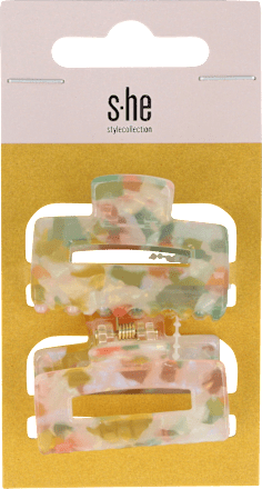 Akril hajcsat, szögletes s-he stylecollection