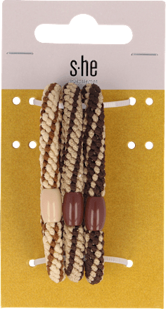 Fonott hajgumi, barna s-he stylecollection