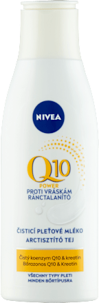 Ránctalanító arctisztító tej Q10 NIVEA