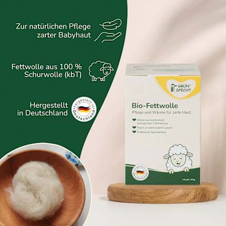 Fettwolle Bio Grünspecht