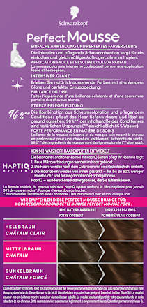 Permanente Schaumcoloration - Nr. 465 Schokobraun Schwarzkopf Perfect Mousse