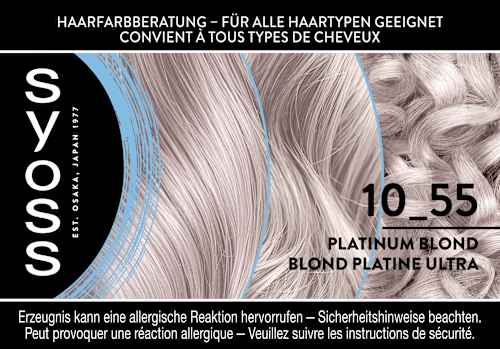 Haare Aufheller 10_55 Platinum Blond Syoss