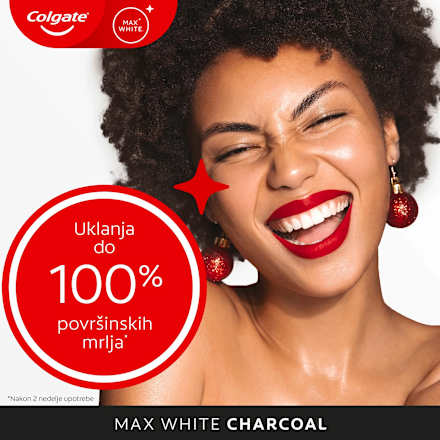 MAX WHITE pasta za zube – CHARCOAL Colgate