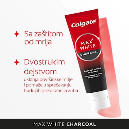 MAX WHITE pasta za zube – CHARCOAL Colgate