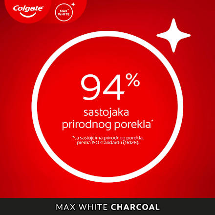 MAX WHITE pasta za zube – CHARCOAL Colgate