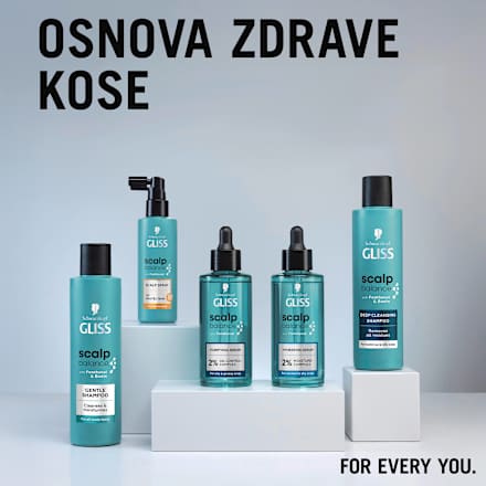 scalp balance DEEP CLEANSING šampon za dubinsko pranje masnoće i nakupljenih ostataka na temenu Schwarzkopf GLISS