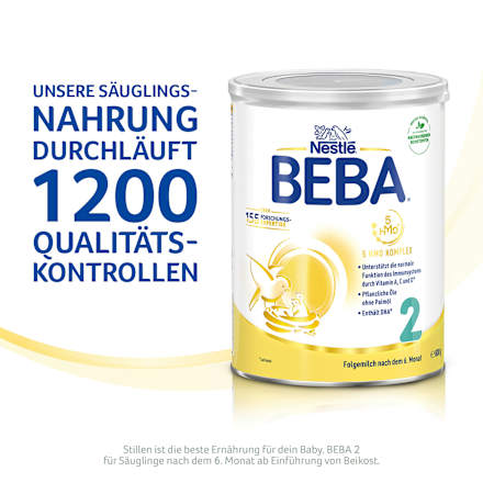 Folgemilch 2 nach dem 6. Monat Nestlé BEBA