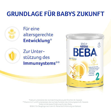 Folgemilch 2 nach dem 6. Monat Nestlé BEBA
