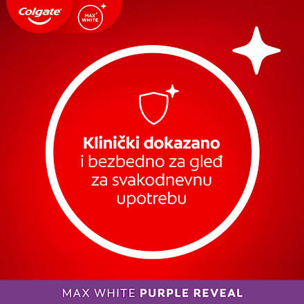MAX WHITE PURPLE pasta za zube Colgate