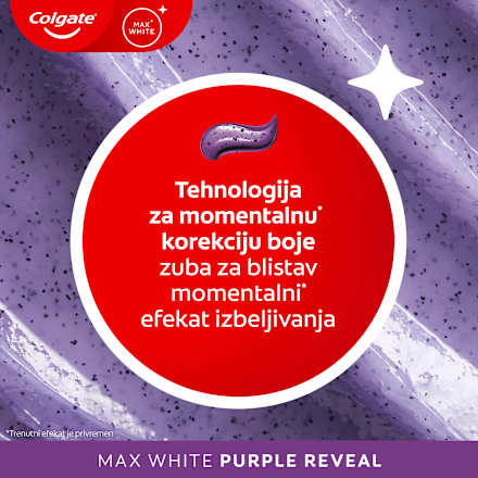 MAX WHITE PURPLE pasta za zube Colgate