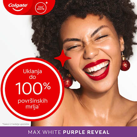 MAX WHITE PURPLE pasta za zube Colgate