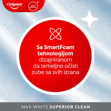 MAX WHITE pasta za zube – SUPERIOR CLEAN  Colgate