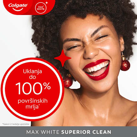 MAX WHITE pasta za zube – SUPERIOR CLEAN  Colgate