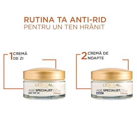 Age specialist cremă de zi 65+ L'ORÉAL PARiS