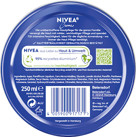 Creme in der Dose NIVEA