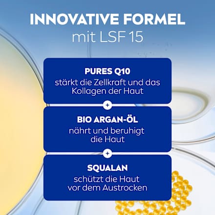 Gesichtscreme Q10 Anti-Falten Reichhaltig LSF15 NIVEA