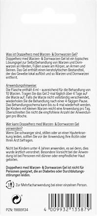 Warzen- & Dornwarzen Gel Doppelherz med