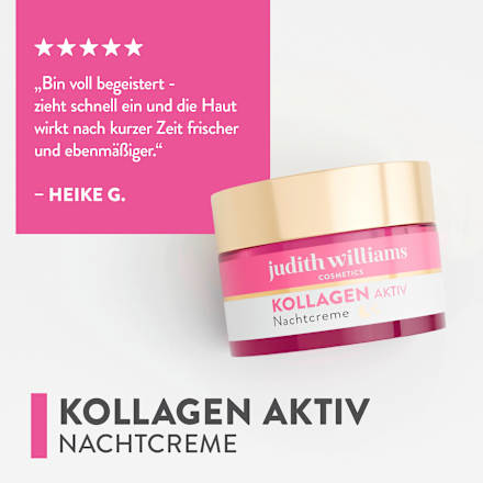 Nachtcreme Kollagen aktiv judith williams COSMETICS