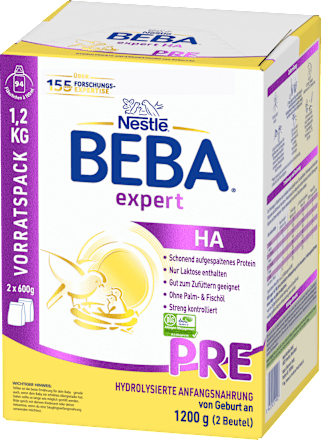 Anfangsmilch Expert HA Pre von Geburt an Nestlé BEBA