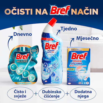 DeLuxe osvježivač za WC školjku Jasmine Bref