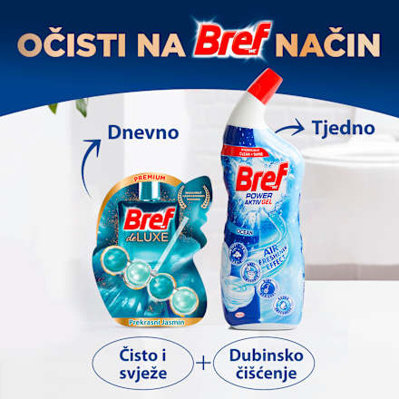 DeLuxe osvježivač za WC školjku Jasmine Bref