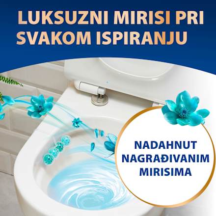 DeLuxe osvježivač za WC školjku Jasmine Bref