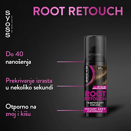 Root Retoucher – tamnosmeđa syoss