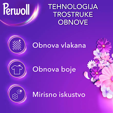 renew Color tekući deterdžent za šareno rublje – Blossom, 60 pranja Perwoll