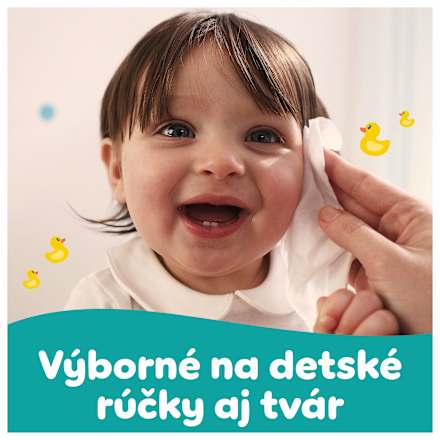 Vlhčené utierky Fresh clean - 4 x 80 Pampers