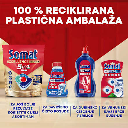 Tablete za čišćenje perilice posuđa Duo Machine Cleaner  Somat