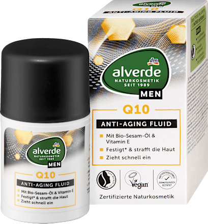 Anti-Age fluid za lice Q10 za muškarce alverde MEN