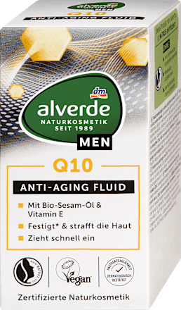 Anti-Age fluid za lice Q10 za muškarce alverde MEN