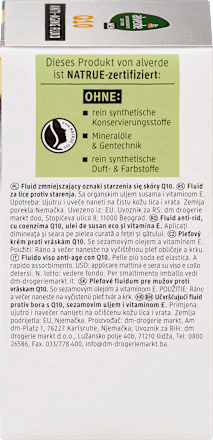 Anti-Age fluid za lice Q10 za muškarce alverde MEN