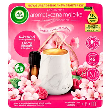 Aroma diffúzor készülék Cseresznyevirág és málna illattal AIR WICK