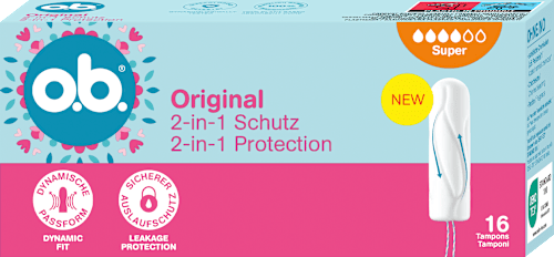 Tampóny Original Super o.b.
