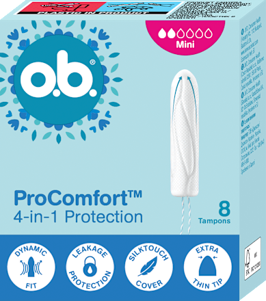 Tampóny ProComfort Mini o.b.