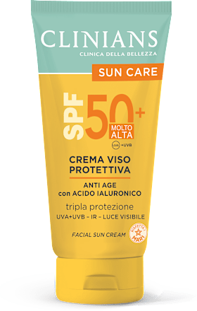 Crema viso protettiva anti-age SPF50+ CLINIANS