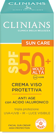 Crema viso protettiva anti-age SPF50+ CLINIANS