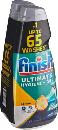 gel do myčky Ultimate Hygiene Lemon 2x650 ml Finish