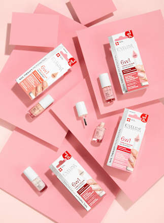 Lak za nokte Nail Therapy Care & Colour Salon Effect 6u1 – Latte EVELINE COSMETICS