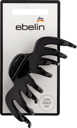Haarklammer Sport schwarz ebelin