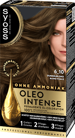 Permanente Öl-Coloration - Nr. 6-10 Dunkelblond Syoss Oleo Intense